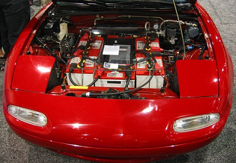 Mazda MX5 mit Elektroantrieb
