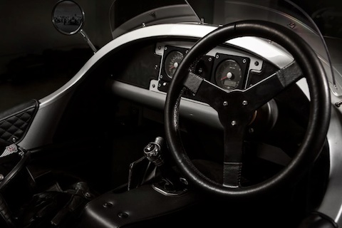 Interieur des Morgan 3 Wheeler 2014