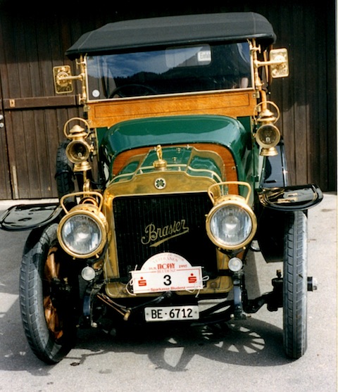 Ein Brasier an einem der Voralberger Treffen