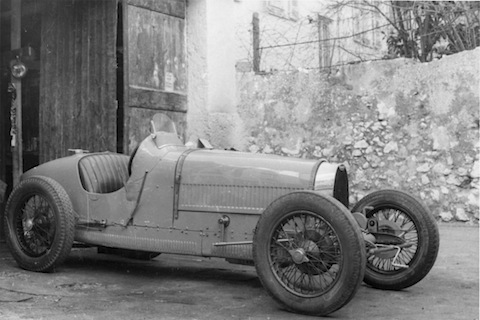 Bugatti 37 in den Dreissigerjahren - Originalfahrzeug