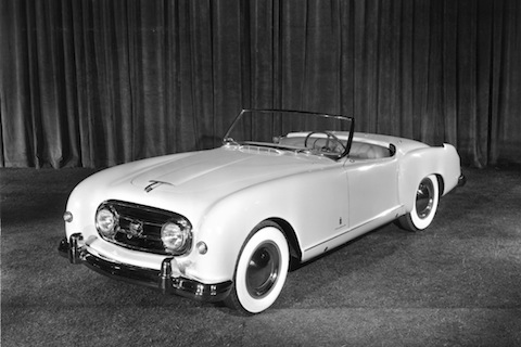 Nash-Healey von 1952 mit Pininfarina-Karosserie