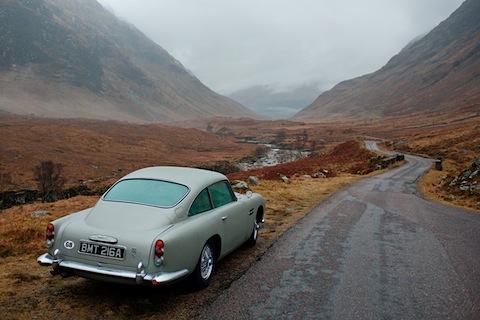 Aston Martin DB5 im James-Bond-Film Skyfall