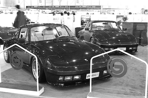 Gemballa Porsche 911 Turbo am Genfer Autosalon 1984