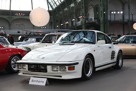 Porschd 930 Turbo 1982 Flachbau - versteigert von Bonhams in Paris im Februar 2015