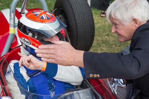 Johnny Herbert erhält Instruktionen von Andrew Wareing (© Daniel Reinhard)