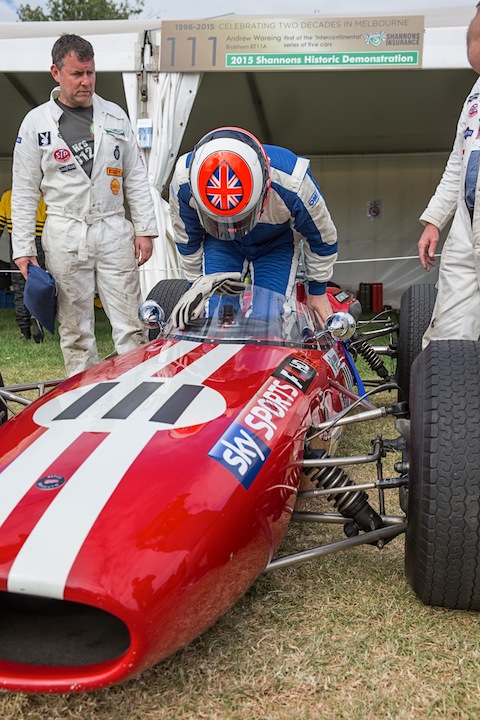 Johnny Herbert im Brabham, den einst Vögele fuhr (© Daniel Reinhard)