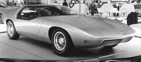 Opel CD auf der IAA in Frankfurt im Jahr 1969