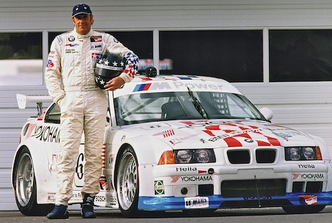 Hans-Joachim Stuck und der rennsportliche BMW M3 E36 (1994) (© BMW AG)