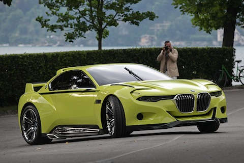 Publikumsfahrt des BMW 3.0 CSL Hommage am Concorso d'Eleganza Villa d'Este 2015 (© Bruno von Rotz)