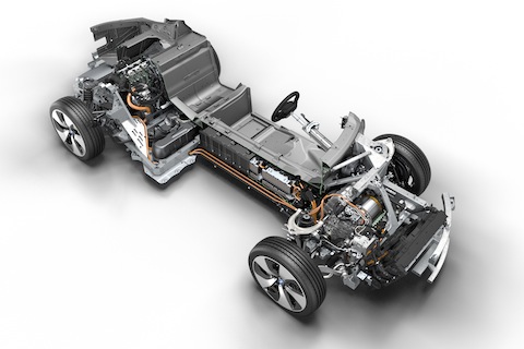 Chassis und Technik des BMW i8 (© BMW AG)