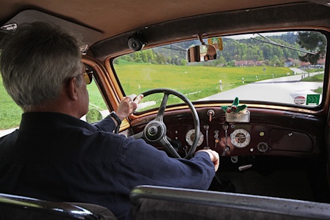 Fahren im Fiat 6C 1500 von 1936
