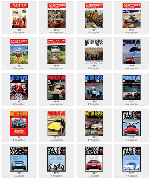 Motor Revue in der Zwischengas-Mediathek