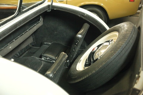 Notsitz beim Triumph Sportwagen der Nachkriegszeit