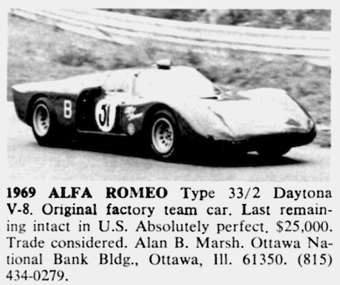 Alfa Romeo 33 Daytona Coupé (RT 1974)