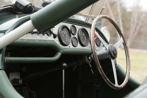 Cockpit der Frazer Nash Le Mans Replica Replica (circa 1970) (© Bonhams)