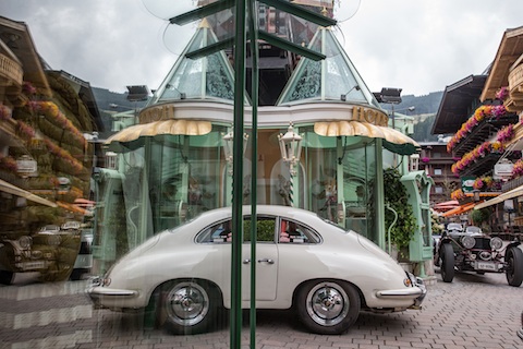 Porsche 356 an der Saalbach Classic 2015 (© Daniel Reinhard)