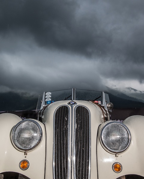 Saalbach Classic im Regen - BMW 328 (© Daniel Reinhard)