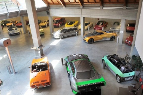 Bertone Sammlung von oben