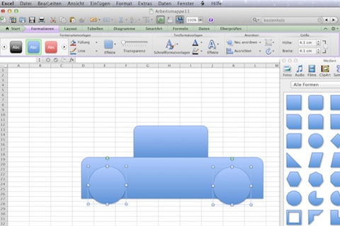 Microsoft Excel auf Apple MacIntosh