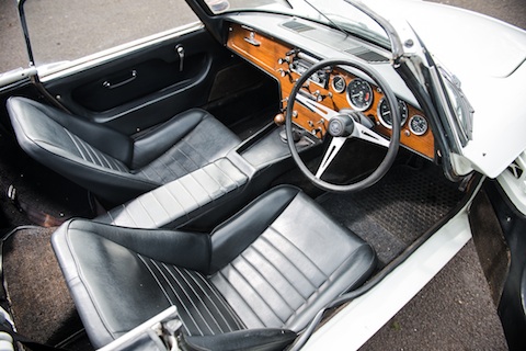 Interieur des Lotus Elan S2 1966 (© Silverstone Auctions)