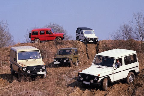 Bauvarianten des Mercedes-Benz G-Modell der Baureihe 460 (© Daimler AG)
