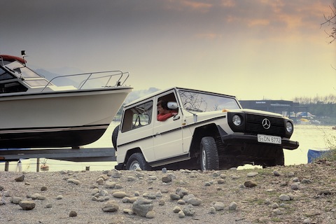 Kurzmodell des Mercedes-Benz G-Modell der Baureihe 460 (© Daimler AG)