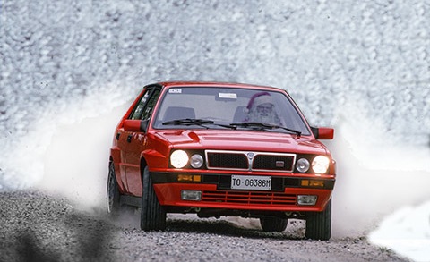 Lancia Delta Integrale und der Weihnachtsmann