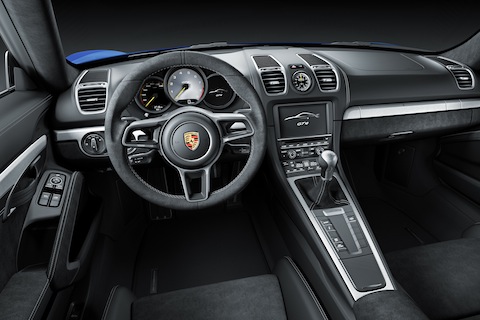 Interiieur des Porsche Cayman GT4 2015 (© Porsche)