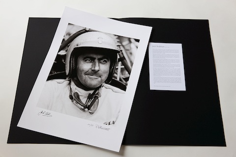 Schlegelmilch Jack Brabham Portraitt signiert