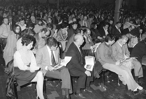 Viel Publikum an der Christie's Versteigerung von Genf 1976