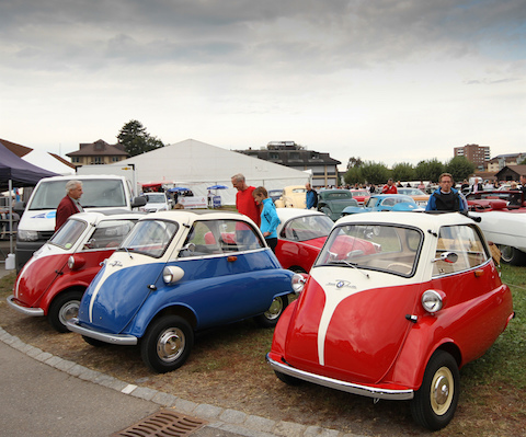 BMW Isetta aus den Fünfzigerjahren am OSMT Zug 2015