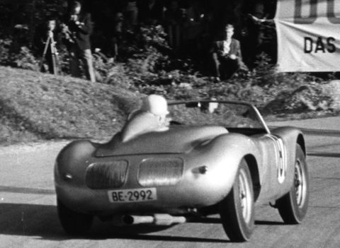 Porsche RSK von Hermann Müller am Gaisberg im Jahr 1963