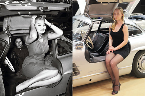 Artikelbild Frau und Auto - einst und heute