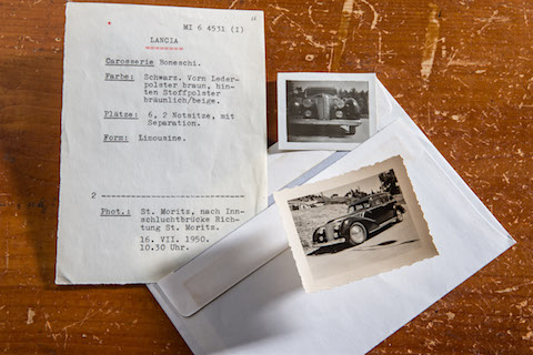 Foto-Schatz, beschriftet und in Couverts abgelegt