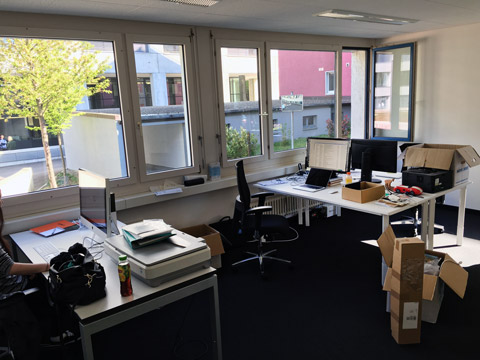Eingezogen im neuen Büro an der Badenerstrasse 450
