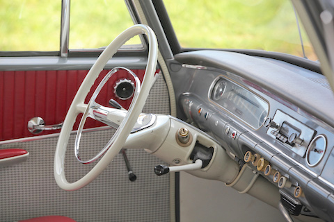 Lenkradschloss am Opel Rekord P2