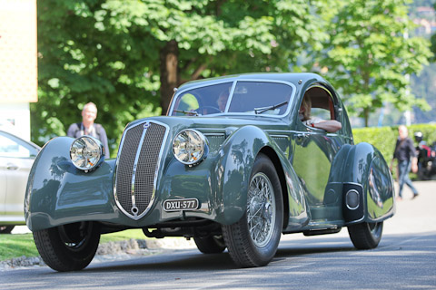 Lancia Astura Serie II Castagna 1933 am Concorso d'Eleganza Villa d'Este 2016