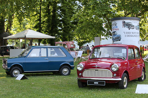 Der originale Mini mit dem Mini 9X Prototyp, der ihn hätte beerben können