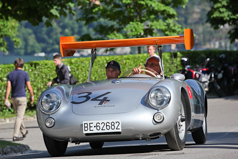Porsche 550 Michael May am Concorso d'Eleganza Villa d'Este 2016