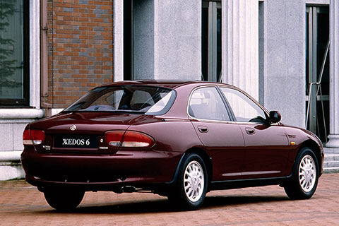 Heck des Mazda Xedos 6 von 1992 (© Mazda/Werk)