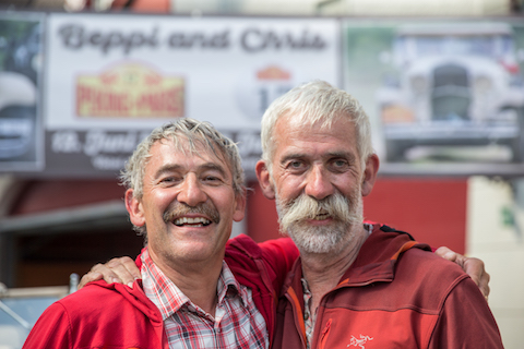 Chris und Beppi Dillier - nach der Rallye Peking-Paris 2016 (© Daniel Reinhard)