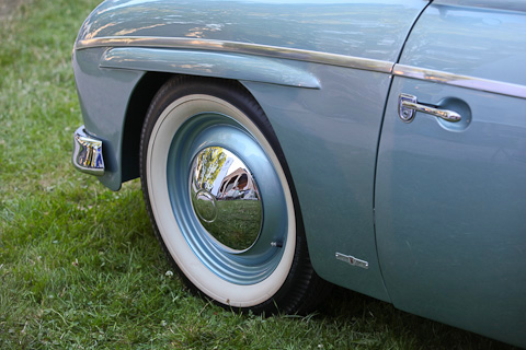 Kotflügel des Rometsch Beeskow Coupé 1951 - Oldtimer Treffen Baden-Baden 2016