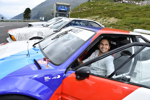 Nelsinho Piquet im BMW M1 seines Vaters
