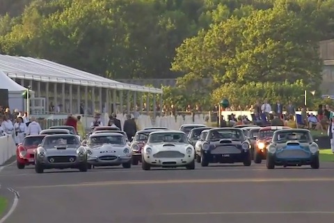 Einlaufrunde Kinrara Trophy - Goodwood Revival 2016