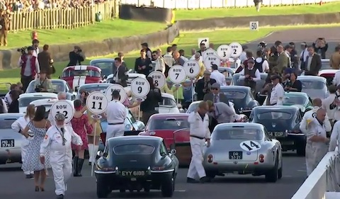 Startfeld Kinrara Trophy - Goodwood Revival 2016