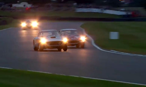 Race Leader Kristensen im Ferrari 250 GT SWB/C in der  Kinrara Trophy - Goodwood Revival 2016