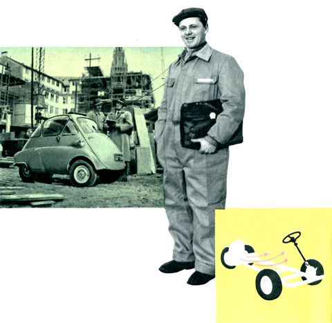 BMW Isetta von 1956 - für den Handwerker