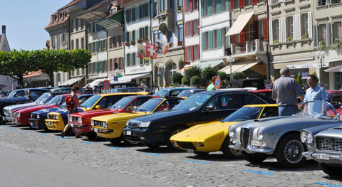 Lancia Treffen 2016 - in Reih und Glied (© Patrik Hellmüller)