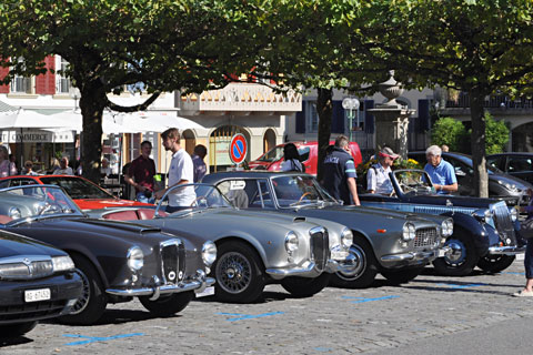 Lancia Treffen 2016 - Lancia Stratos und Lambda - Modelle der Fünfzigerjahre in Aarberg(© Patrik Hellmüller)