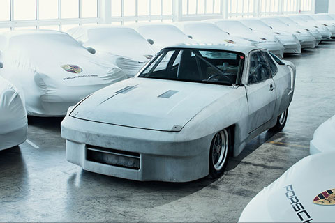 Porsche 924 Weltrekordwagen von 1977 (© Porsche AG)